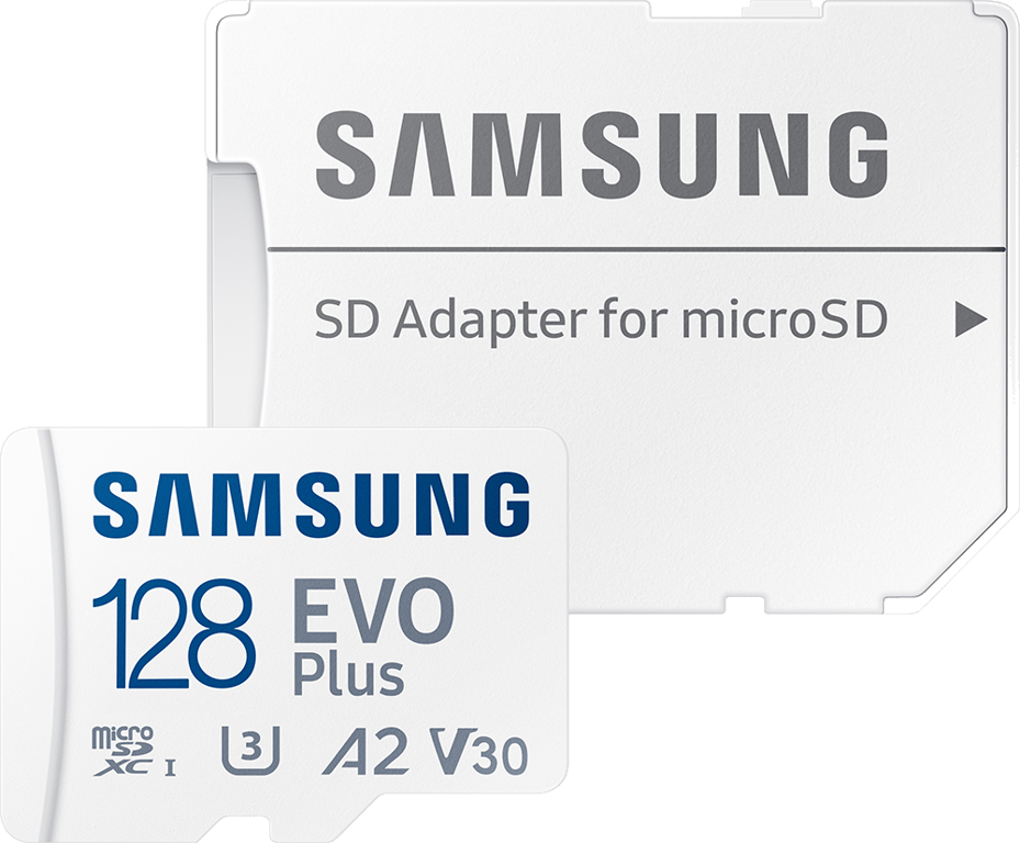 Carte mémoire micro SD Evo Plus 64Go avec adaptateur SD Samsung