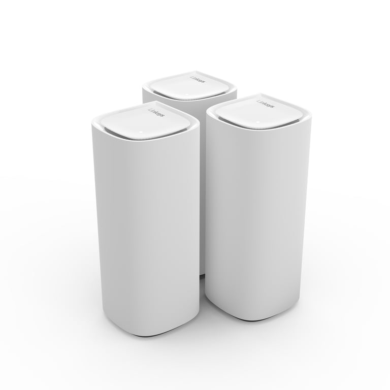Linksys VELOP Pro 7 - Système Wi-Fi - (3 routeurs) - jusqu'à 9000 pieds carrés - maillage 1GbE, 2.5GbE, Wi-Fi 7 Multi-Bande