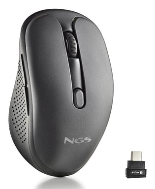 NGS EVO MIX ratón Hogar mano derecha RF Wireless + Bluetooth Laser 3200 DPI