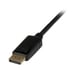 StarTech.com Cable de 1,8m Adaptador Activo de Vídeo Externo DisplayPort a DVI - 1920x1200 - Negro