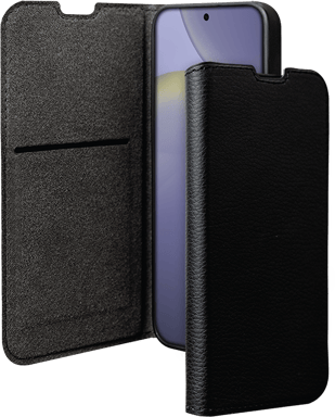 Folio pour Samsung Galaxy S25+ Wallet Fonction Stand Noir - Certifié GRS Bigben