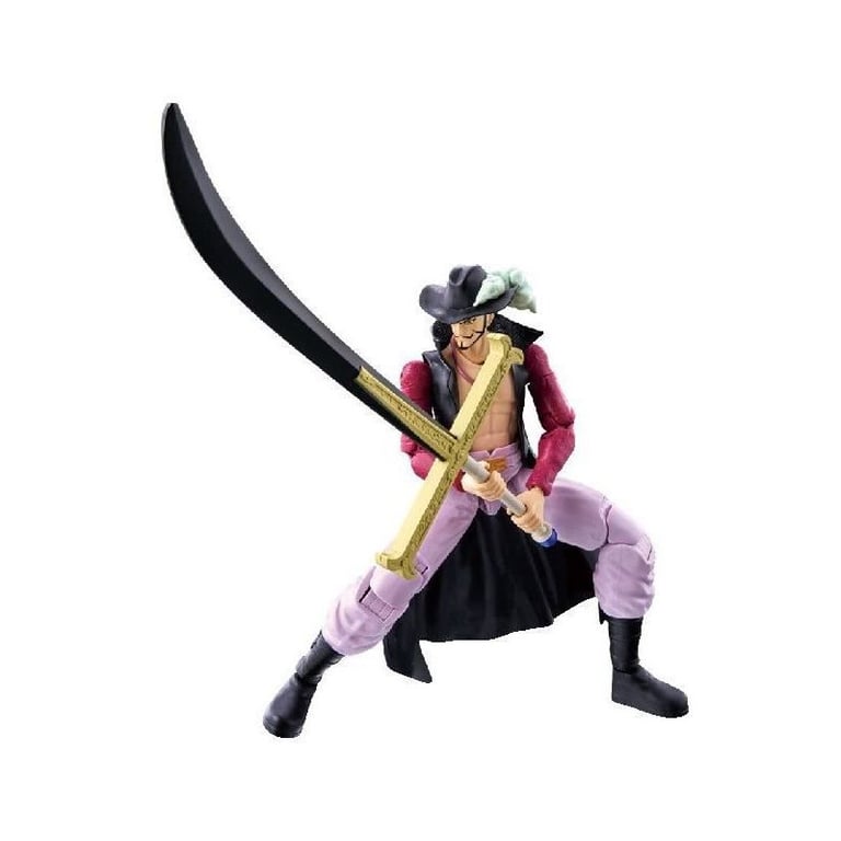 Figurine Anime Heroes articulée BANDAI One Piece Dracule Mihawk Œil de Faucon 17 cm - vue 3