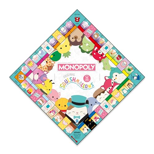 Jeu De Plateau Winning Moves Monopoly Squishmallows – 2-6 Joueurs, Dès 8 Ans - vue 3