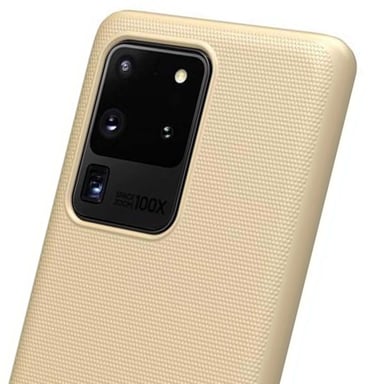 Coque pour Galaxy S20 Ultra Série Super Frosted Shield Compatible Chargement Qi Dorée