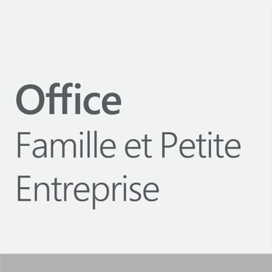 Microsoft Office Famille et Petite Entreprise 2019