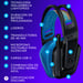 Logitech G G535 Casque Sans fil Arceau Gaming Noir, Bleu