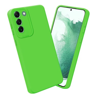 Coque pour Samsung Galaxy S22 PLUS en FLUID VERT Housse de protection Étui en silicone TPU flexible