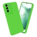 Coque pour Samsung Galaxy S22 PLUS en FLUID VERT Housse de protection Étui en silicone TPU flexible