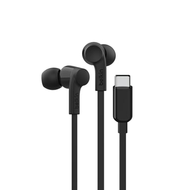 Belkin SoundForm Cuffie cablate Musica/Giornate USB Type-C Nero