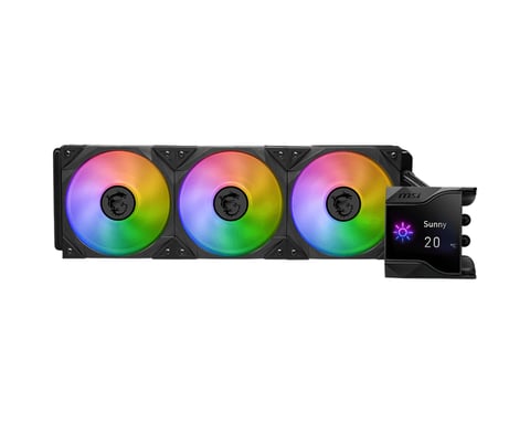 MSI MPG CORELIQUID D360 système de refroidissement d'ordinateur Processeur Refroidisseur de liquide tout-en-un 12 cm Noir 1 pièce(s) - Neuf