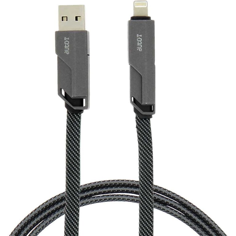 Câble plat AUTO T 540313 USB C 4 connecteurs - vue 1