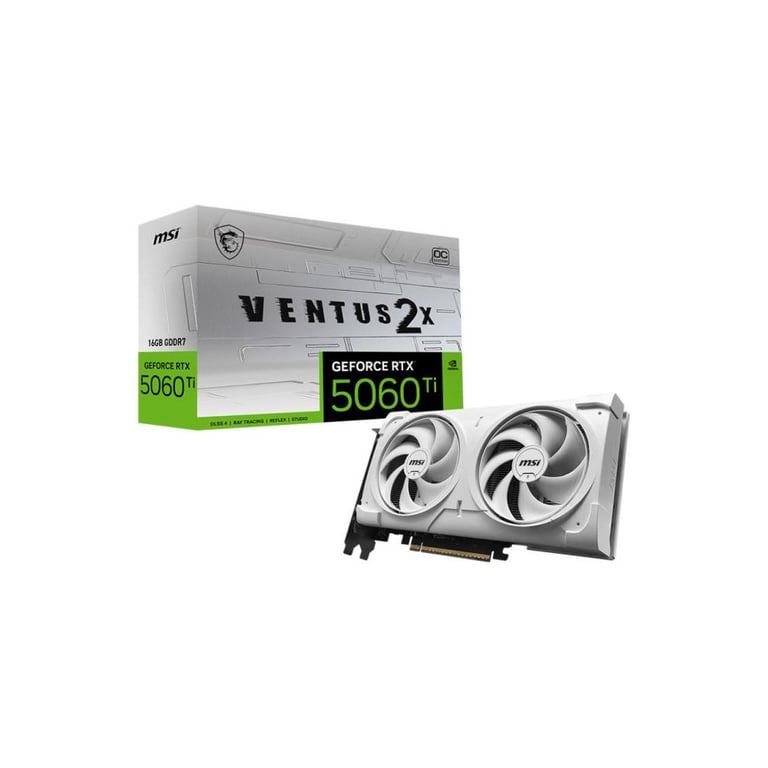 MSI GeForce RTX 5060 Ti 16G VENTUS 2X OC PLUS - vue 8