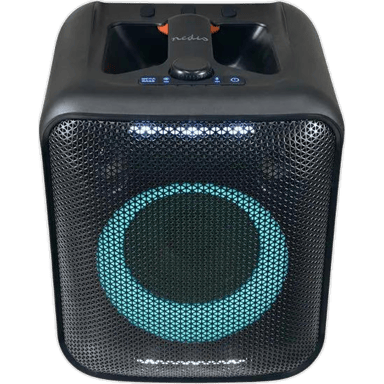 Altoparlante Bluetooth Nedis Party 5,25 pollici Nero / Arancione