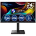 Écran Alurin CoreVision 24'' Full HD IPS 100Hz, réglable, VESA 75x75, 23.8'' LED, design fin
