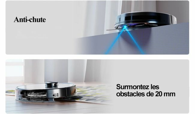 EZIclean I-Bot Z7 Smart 0,4 L Sin bolsa Negro