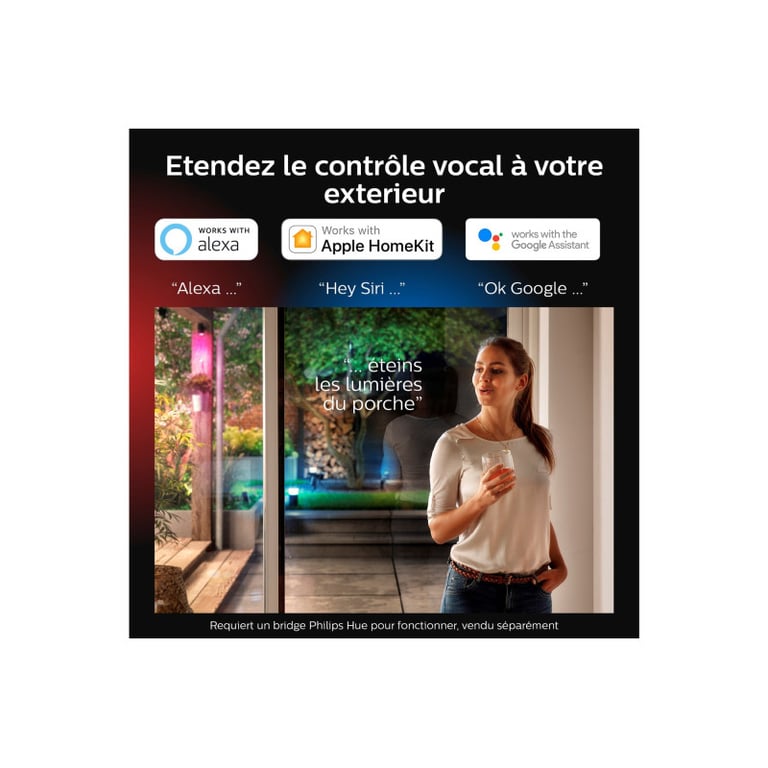 Kit d’extension Philips Hue LED 1 Grande Borne Calla extérieur - vue 2