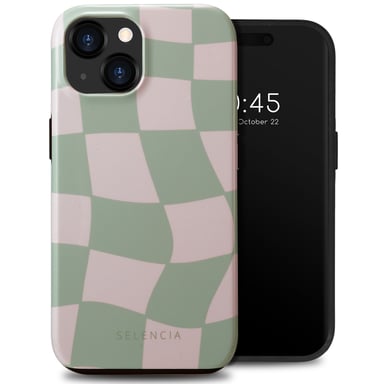 Selencia Coque arrière Vivid pour Apple iPhone 15 - Groovy Sage Green