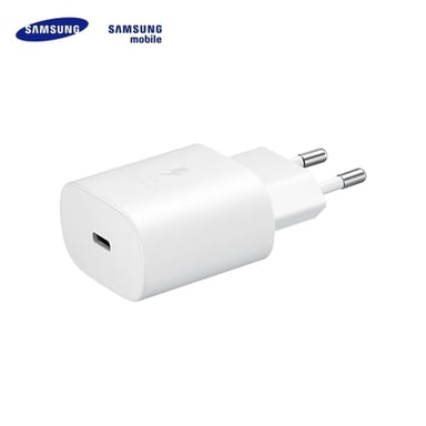 Samsung EP-TA800 25W PD 3.0 Fast Type-C Plug 3A Charger S20 S21 A51 A71 etc White (Blister)