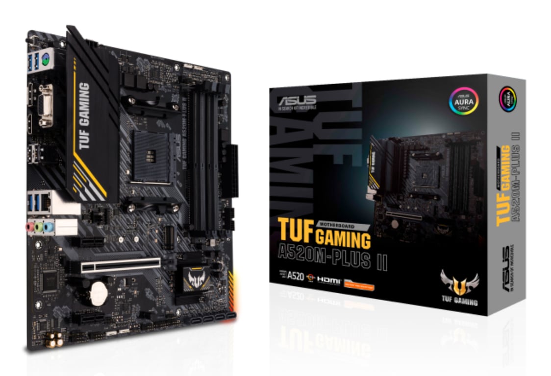 Asus TUF GAMING A520M PLUS II - vue 2