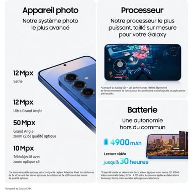 Galaxy S25 Plus (5G) 512 GB, azul marino