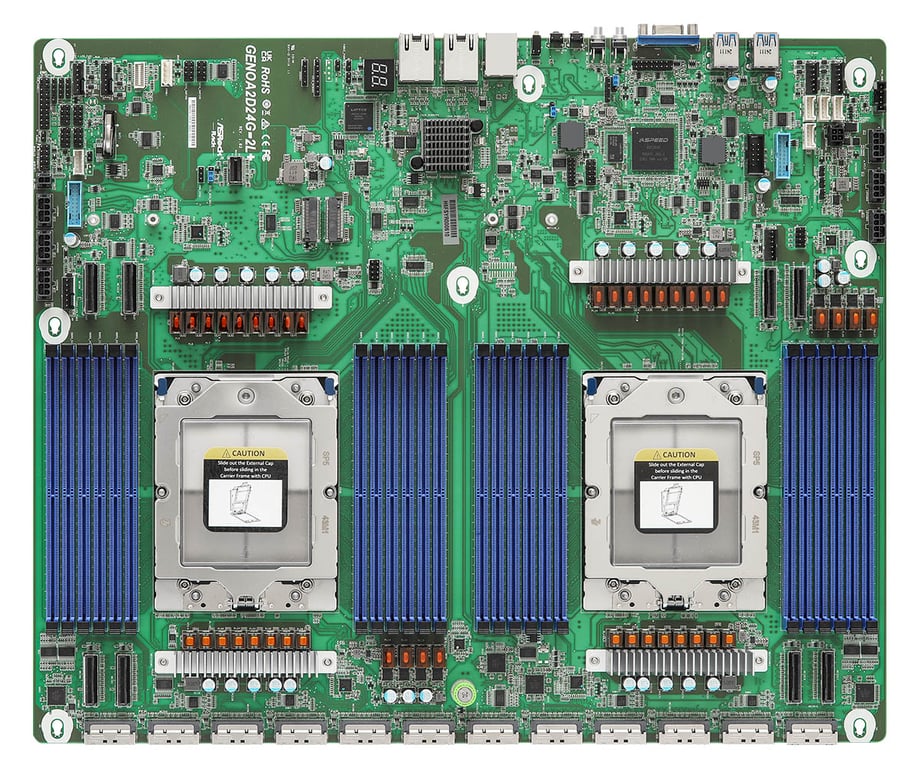 Asrock GENOA2D24G + carte mère AMD SoC Socket SP5 Neuf