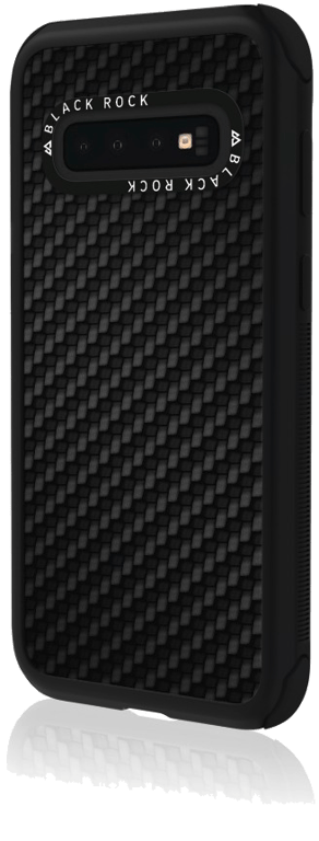 Coque de protection Robust Real Carbon pour Samsung Galaxy S10+, Noir