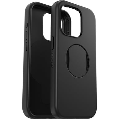 OtterBox OtterGrip Symmetry Series pour iPhone 15 Pro, Black Apple (brand) iPhone 15 Pro