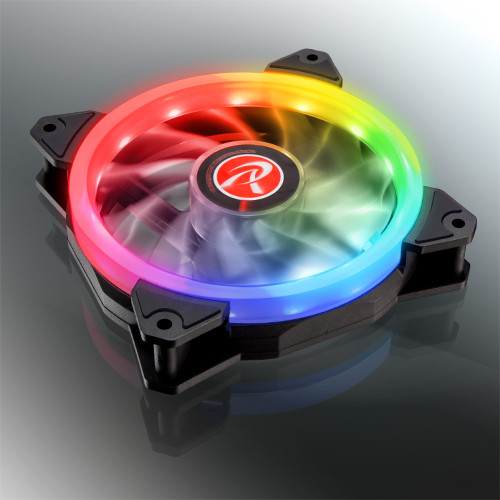 RAIJINTEK IRIS 12 RBW ADD 3 Boitier PC Ventilateur 12 cm 3 pièce Neuf - vue 2