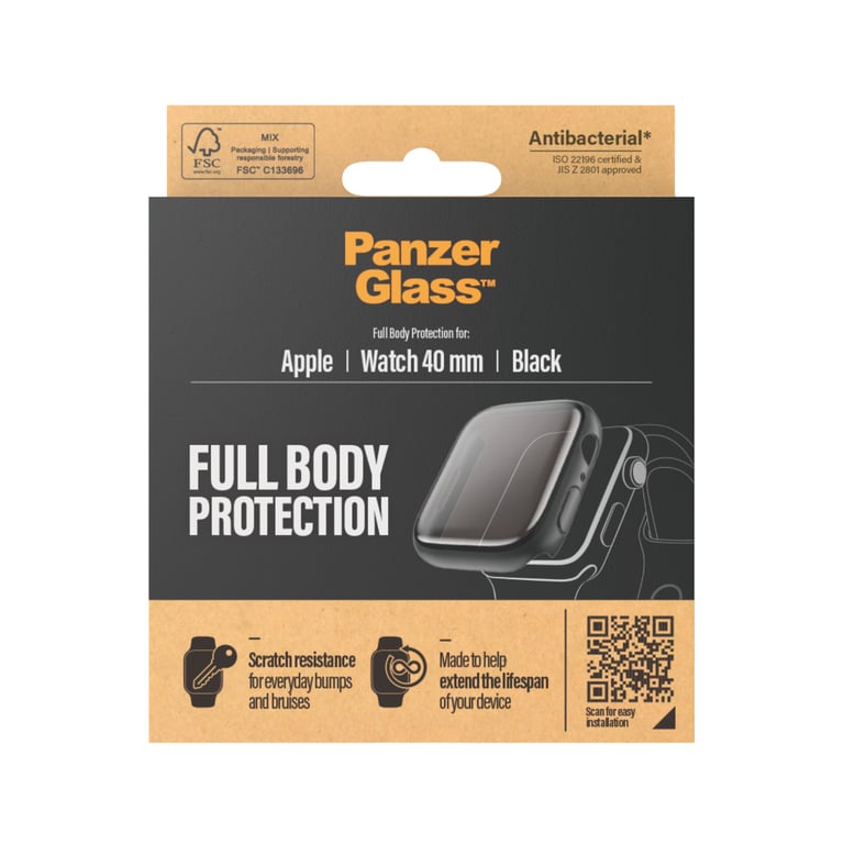 PanzerGlass 3640 accessoire intelligent à porter sur soi Protecteur d'écran Verre trempé Polyéthylène téréphthalate PET Neuf - vue 3