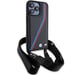 Étui BMW pour iPhone 15 Pro 6.1'' noir étui rigide M Edition Carbon Tricolor Lines & Strap