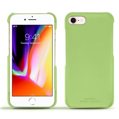 Coque cuir Apple iPhone 8 -  - Vert - Simili cuir
