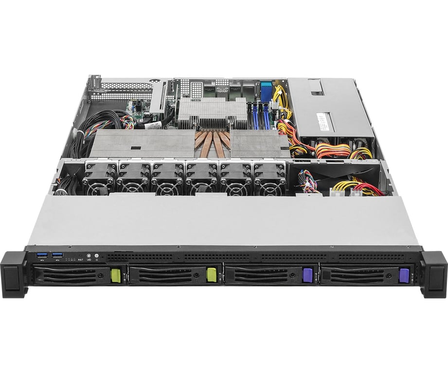 Asrock 1U4L2E B650 RPSU serveur barebone AMD B650 Emplacement AM5 Rack 1 U Neuf - vue 3