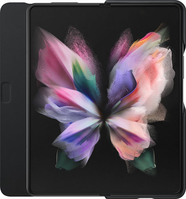 Folio in pelle per Samsung G Z Fold 3 Nero