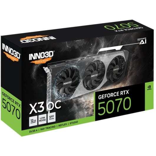 INNO3D I3D 12GB D7 RTX 5070 X3 OC Carte graphique Neuf - vue 3