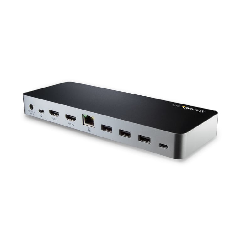StarTech.com Station d'accueil USB C double affichage pour PC Power Delivery - vue 2