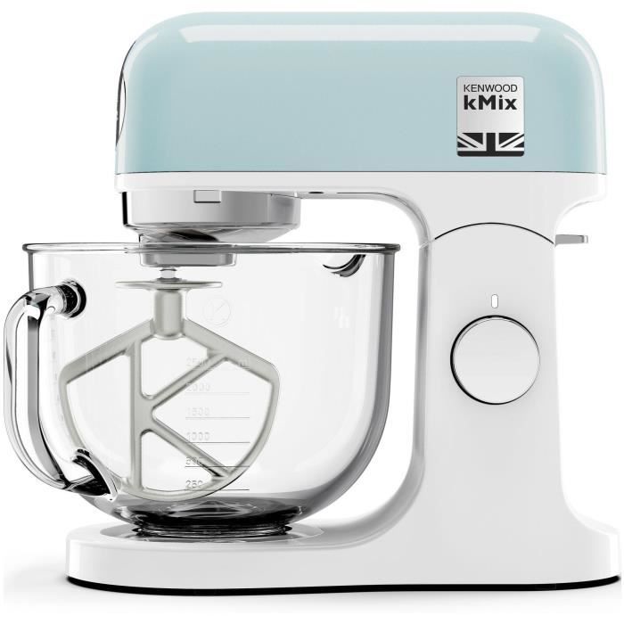Robot pâtissier multifonction KENWOOD KMX754PP Moteur professionnel 2 sorties pour accessoires Bol en verre avec - vue 8
