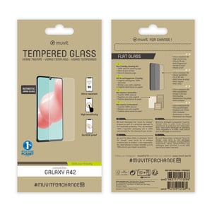 Muvit For Change Vetro temperato piatto: Samsung Galaxy A42