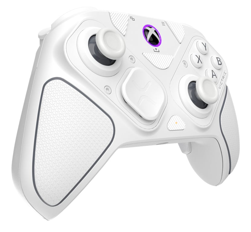 Turtle Beach Victrix Pro BFG Reloaded Blanc Xbox Manette de gaming modulaire sans fil w/Bluetooth, module Fightpad et effet Hall pour Xbox Series X et S, Xbox One et PC - Neuf