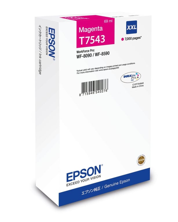 Epson C13T75434N cartouche d'encre Original Rendement extra super élevé