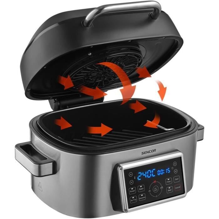 Friteuse à air et grill Sencor SBG 8900SS - vue 4