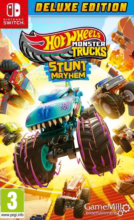 Hot Wheels Monster Trucks Deluxe Jeu Nintendo Switch - vue 3