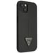 Custodia Guess per iPhone 14 Plus 6,7'' nero Logo SaffianoTriangolo