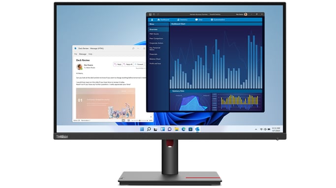 Lenovo ThinkVision T27p-30 LED display 68,6 cm (27'') 3840 x 2160 Pixeles 4K Ultra HD Negro
