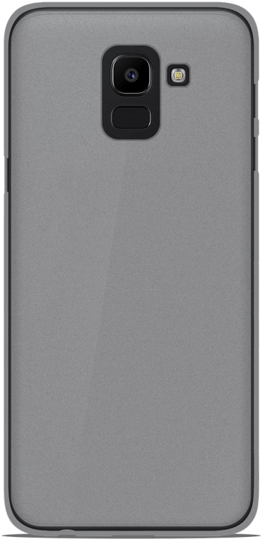 Coque silicone unie compatible Givré Blanc Samsung Galaxy J6 2018