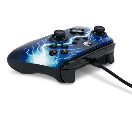 PowerA XBGP0190-01 Noir, Bleu USB Manette de jeu PC, Xbox One, Xbox One S, Xbox One X
