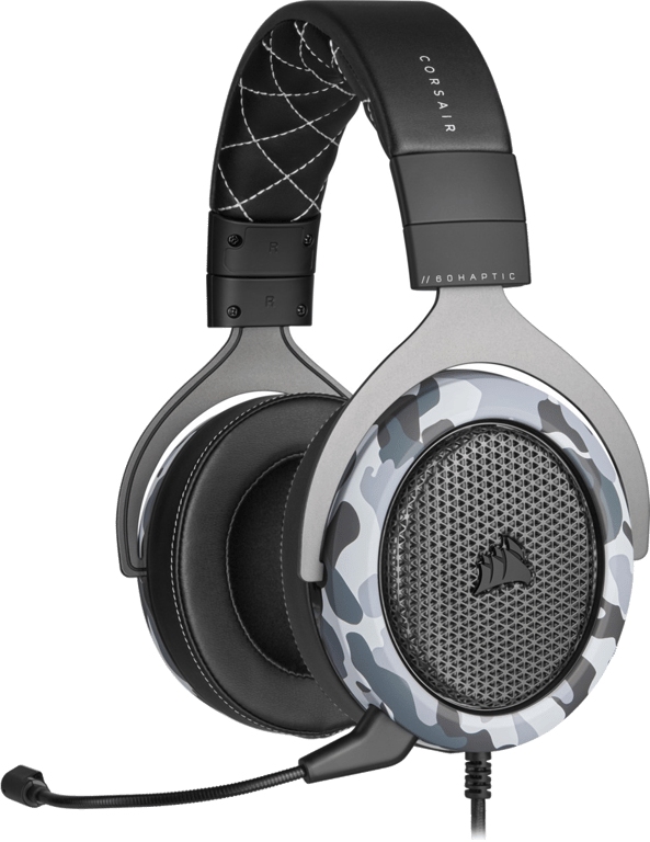 Corsair HS60 HAPTIC Casque Avec fil Arceau Jouer Camouflage