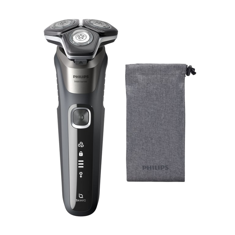 Rasoir Électrique Homme PHILIPS S5887/10 – Étanche, Autonomie 60 Min, SkinIQ - vue 2