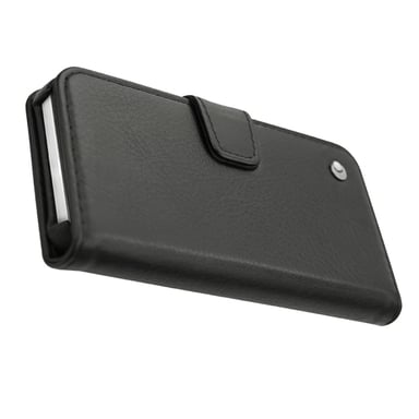 Funda de piel Apple iPhone 14 Pro Max - Solapa billetera - Negro - Piel lisa