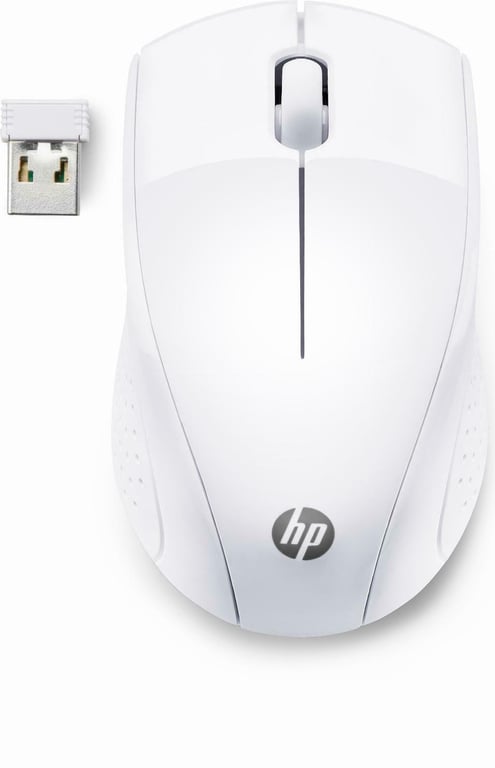 HP Souris sans fil 220 (Blanc neige)