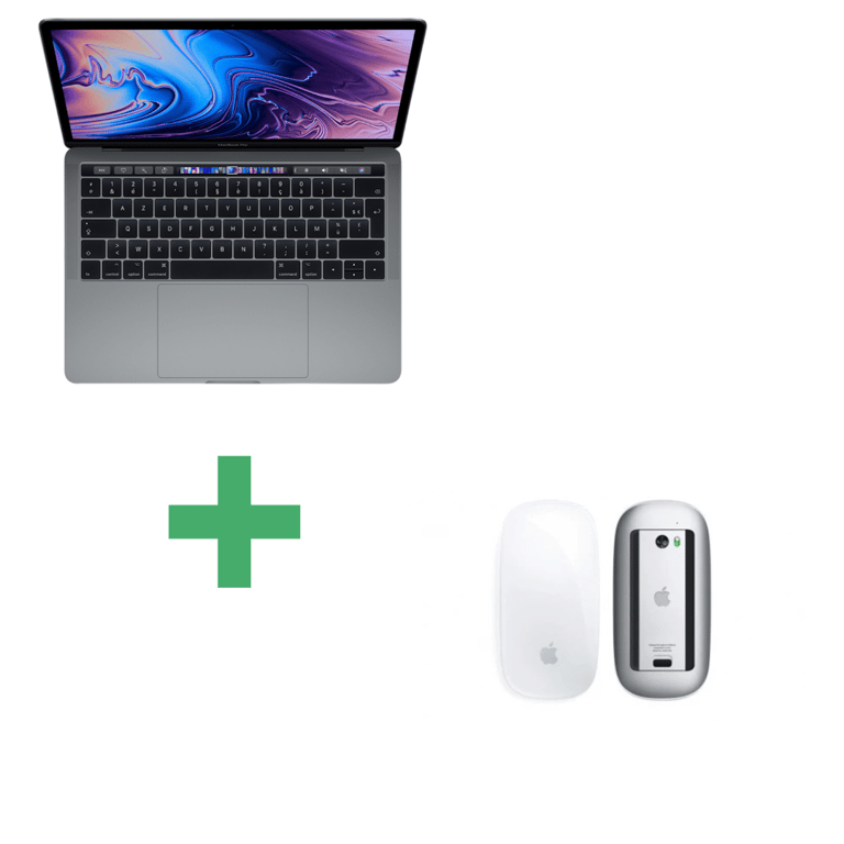 MacBook Pro Core i5 (2017) 13,3', 3.1 Ghz 256 Go  8 Go Intel Iris Plus Graphics 650, Gris Sidéral - AZERTY - Magic mouse 1 Blanche - Très bon état